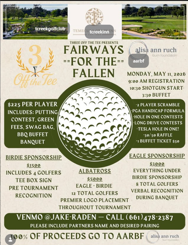 AARBF Takes a Shot from the Green in Temecula, CA