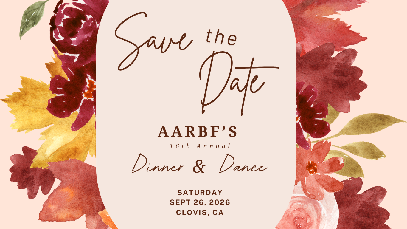 Save the Date for the 2026 AARBF Dinner & Dance